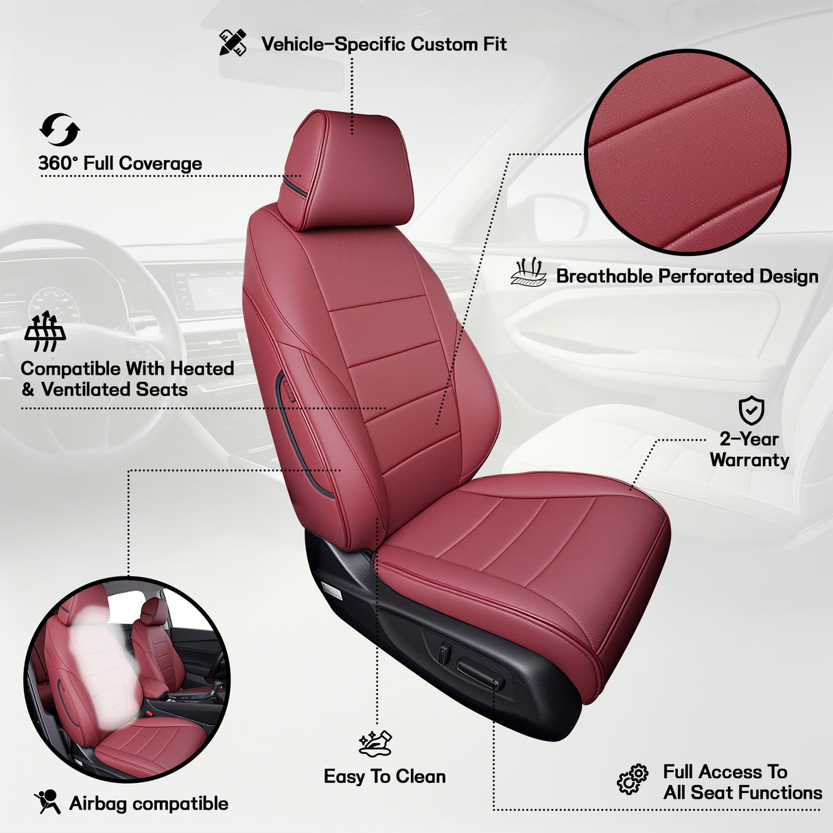 Honda Accord Seat Covers | Custom-Fit | HKZAuto