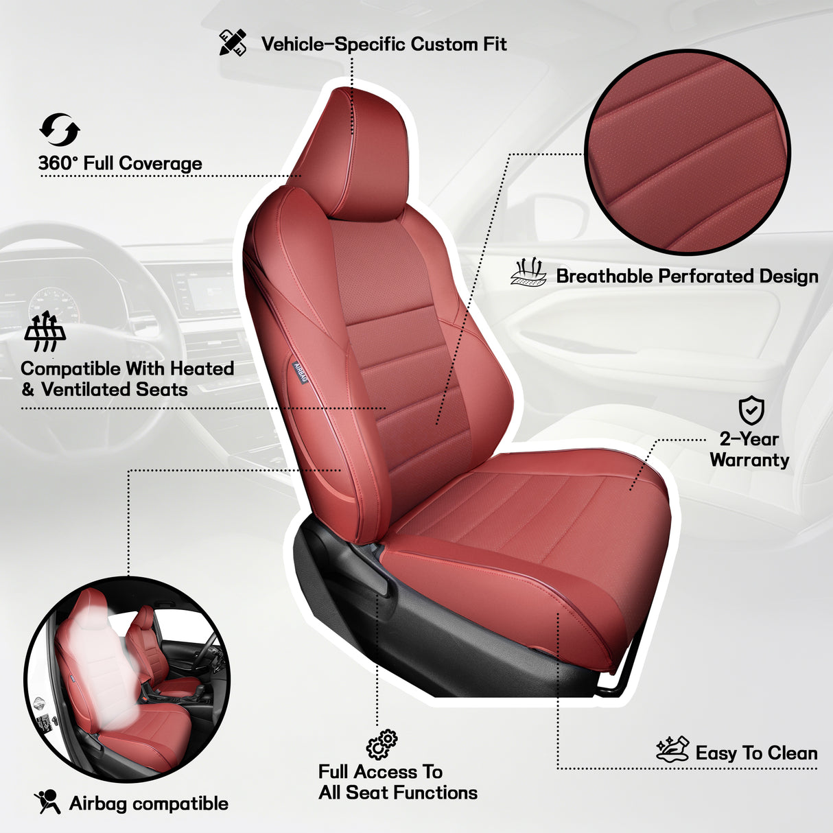 Toyota Corolla Seat Covers | Custom-Fit | HKZAuto