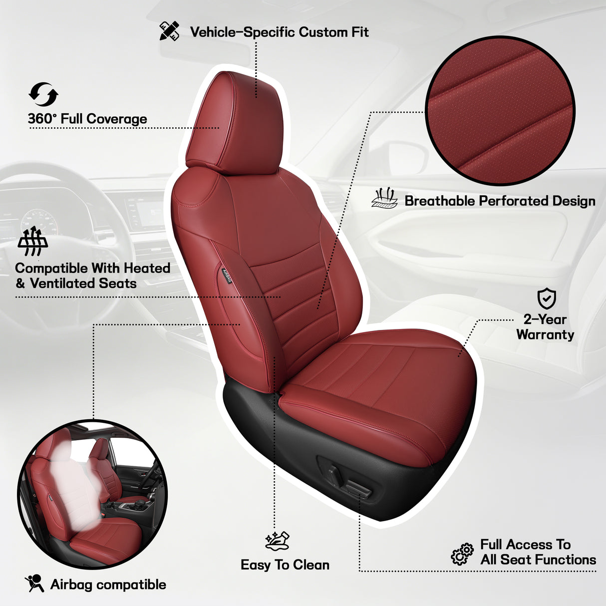Toyota RAV4 Seat Covers | Custom-Fit | HKZAuto