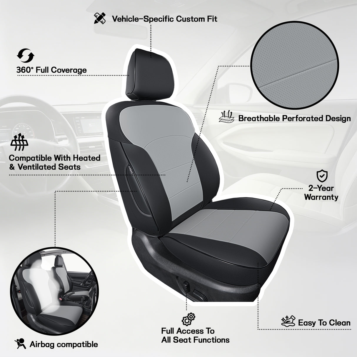Subaru Forester Seat Covers | Custom-Fit | HKZAuto