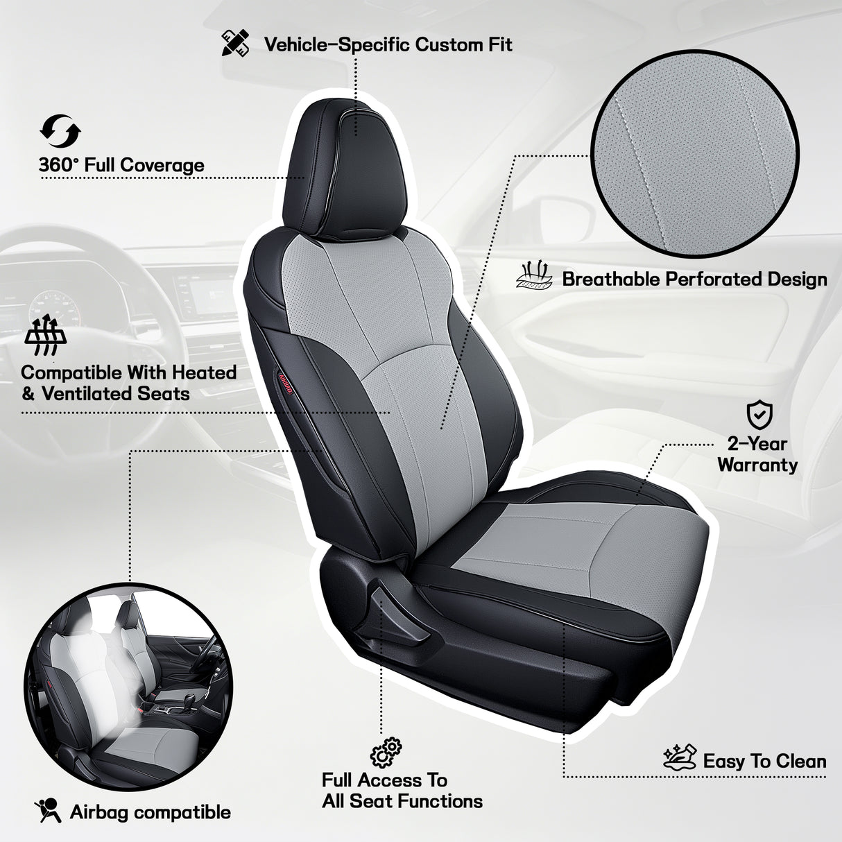 Subaru Forester Seat Covers | Custom-Fit | HKZAuto