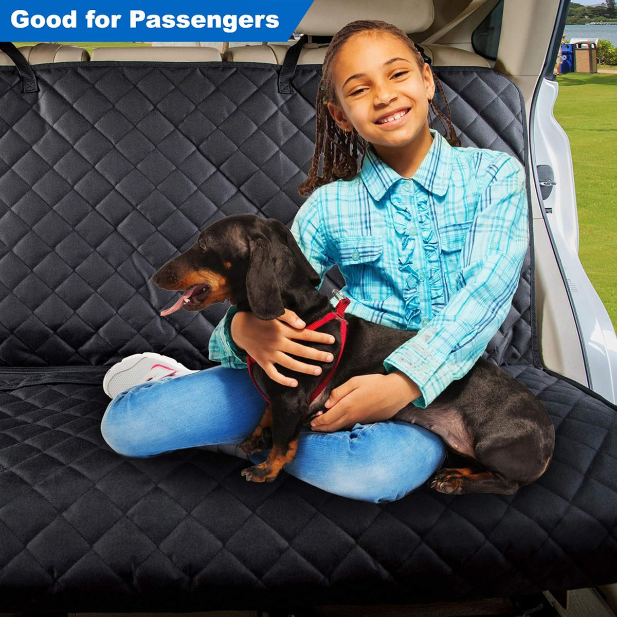Waterproof Dog Car Seat Cover, Nonslip Back Seat Cover for Cars, Trucks & SUVs
