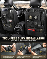 All in One Car Seat Back Organizer Fit Most Cars SUV Trucks Jeeps