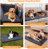 Dog Car Seat Bed Mat for Back Seat | Non-Slip & Washable
