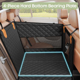 Dog Car Seat for Large Medium Dogs, Hard Bottom Back Seat Extender
