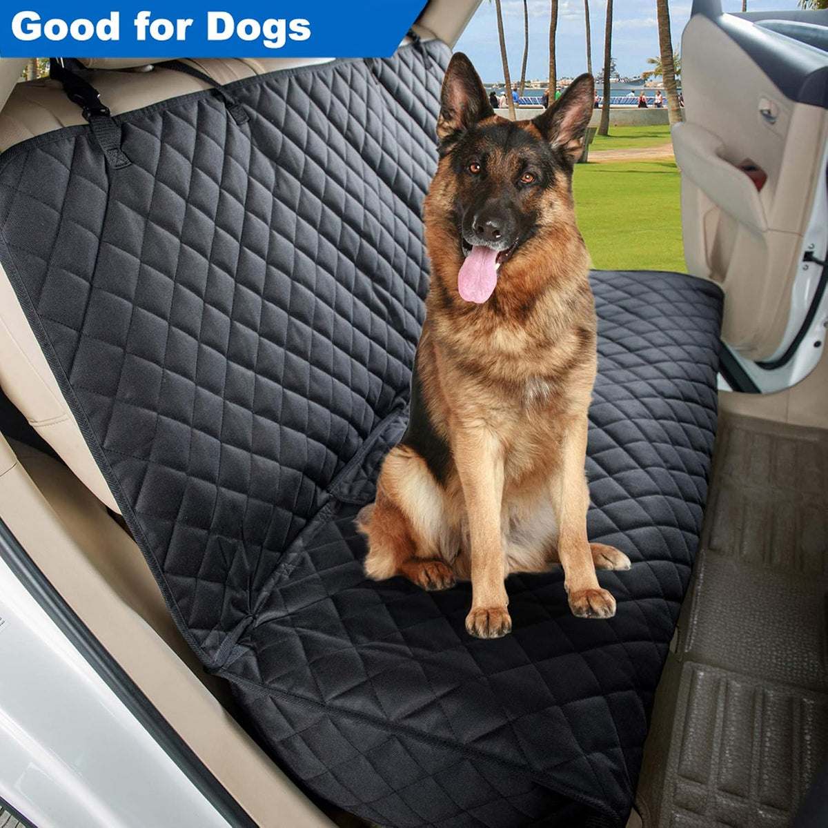 Waterproof Dog Car Seat Cover, Nonslip Back Seat Cover for Cars, Trucks & SUVs