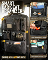 All in One Car Seat Back Organizer Fit Most Cars SUV Trucks Jeeps