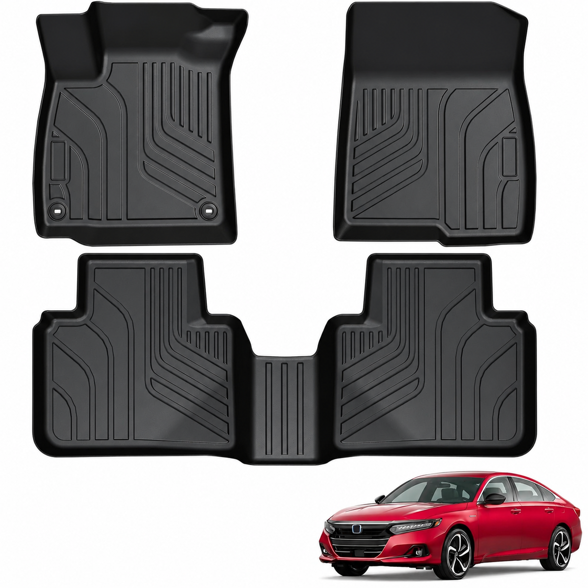 Honda Accord Custom-Fit TPE All-Weather Floor Mats | HKZ Auto