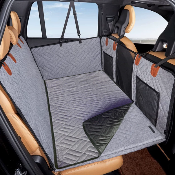 Dog Car Seat Cover | Hard Bottom & Waterproof | HKZAuto