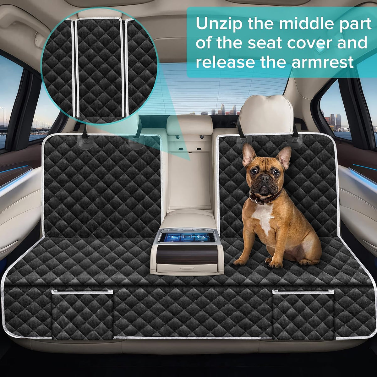 Dog Car Seat Cover for Hyundai Tucson Santa Fe Kona 2000-2027 Accessories