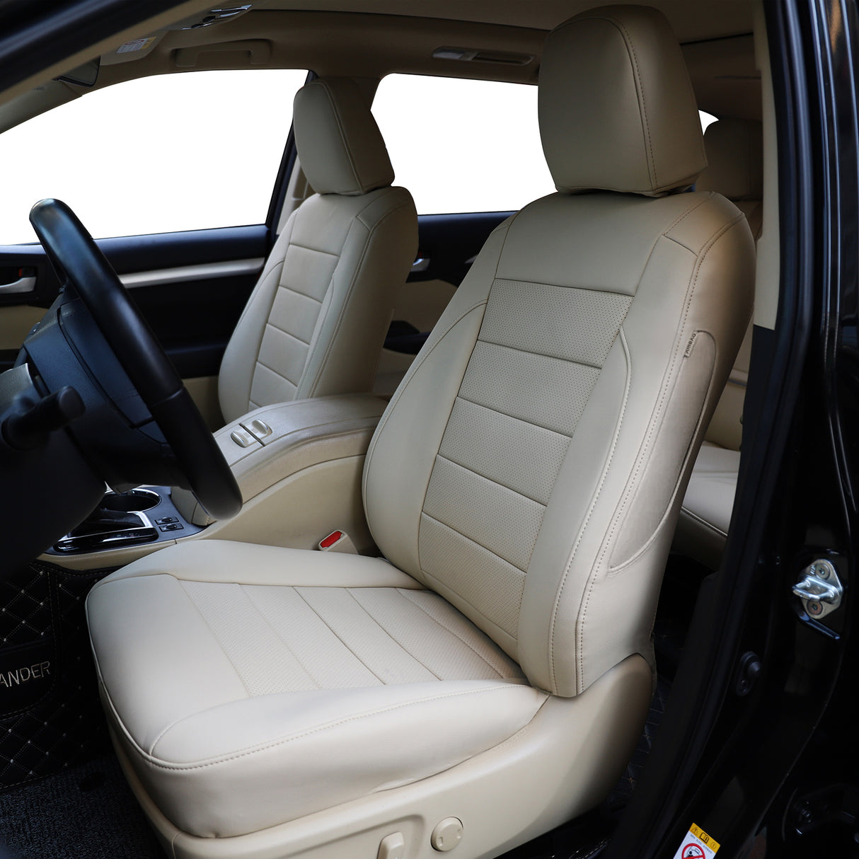 Custom Fit Toyota Highlander Custom Car Seat Covers - HKZ Leather