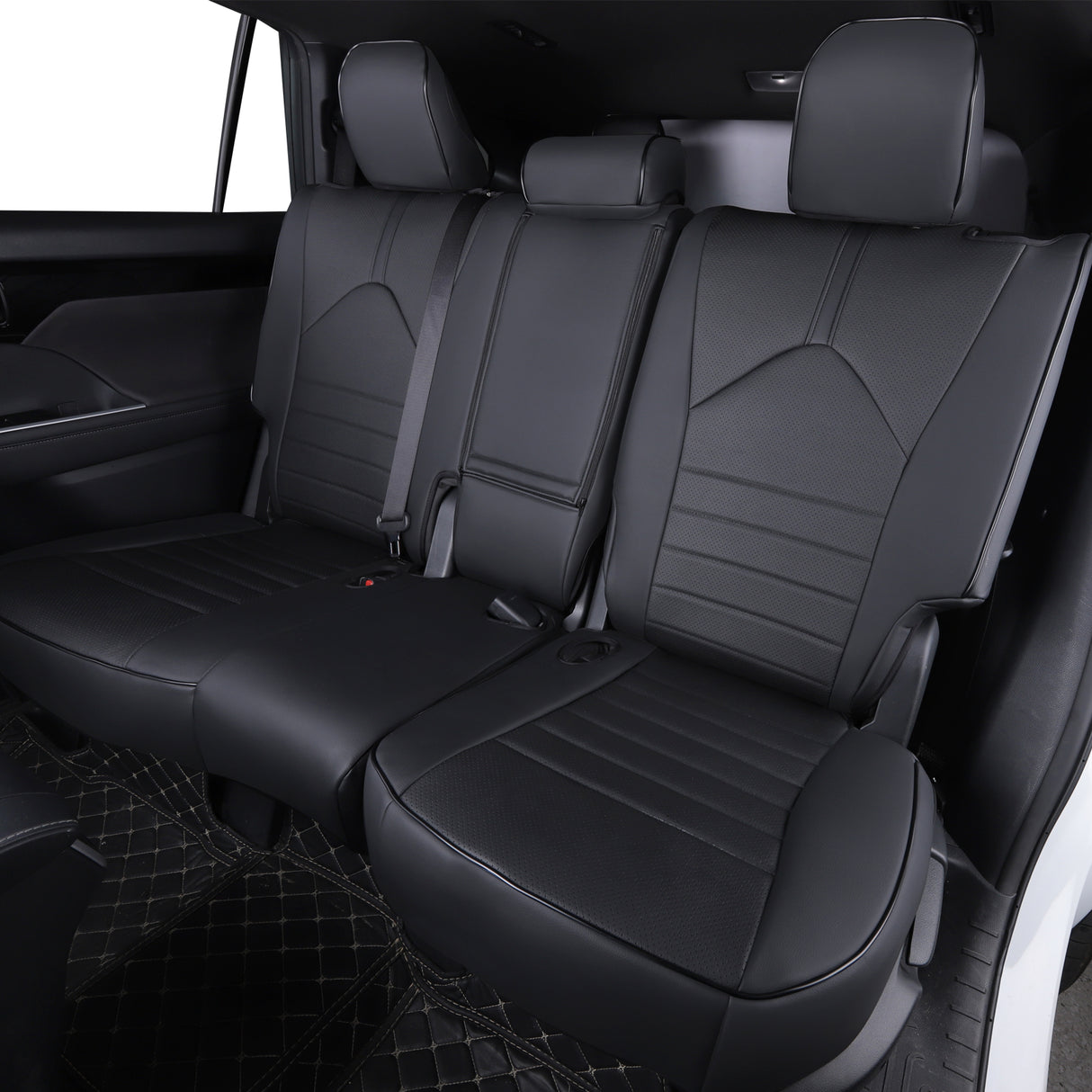 Custom Fit Toyota Highlander Custom Car Seat Covers - HKZ Leather