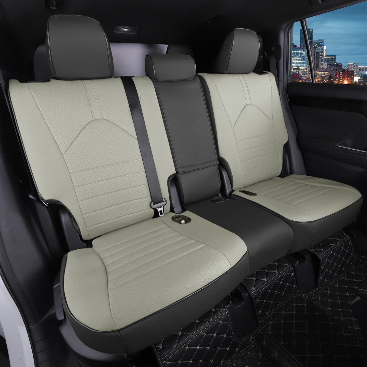 Custom Fit Toyota Highlander Custom Car Seat Covers - HKZ Leather