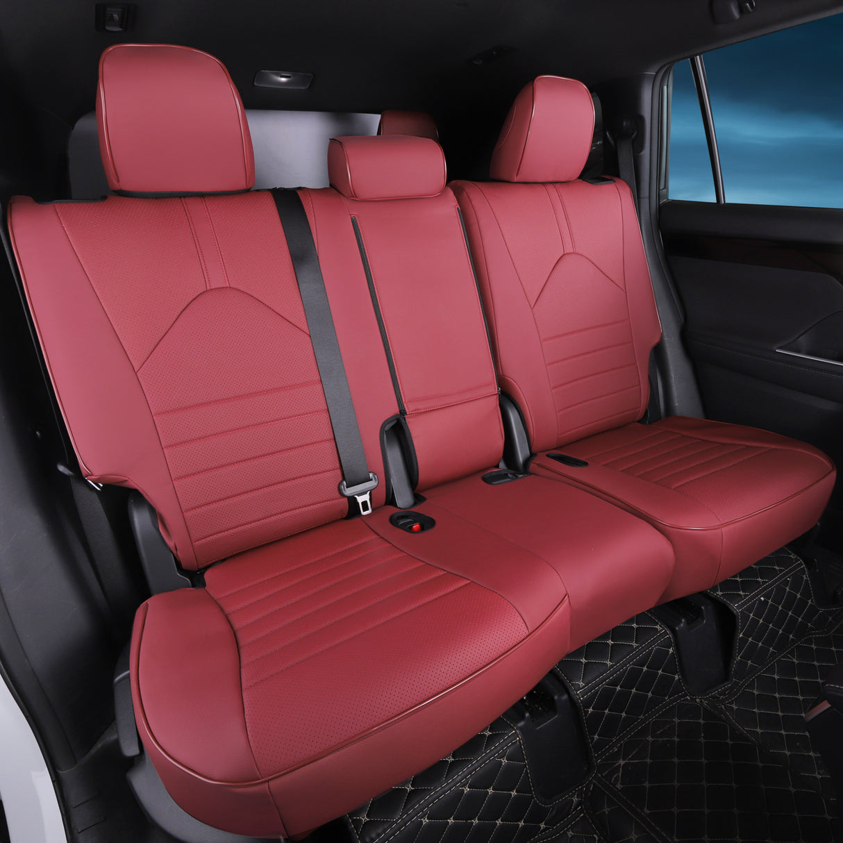 Custom Fit Toyota Highlander Custom Car Seat Covers - HKZ Leather