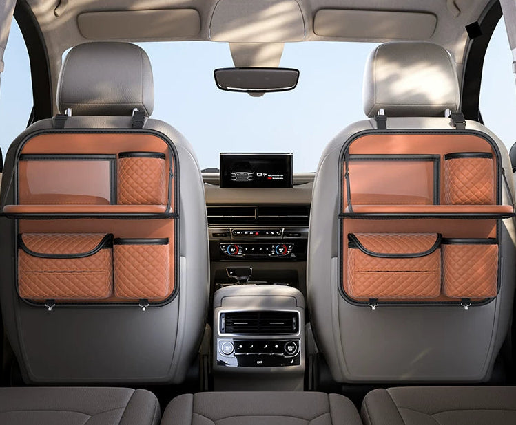 Universal Car Backseat Organizer | Foldable Tray&Tablet Holder | HKZAuto