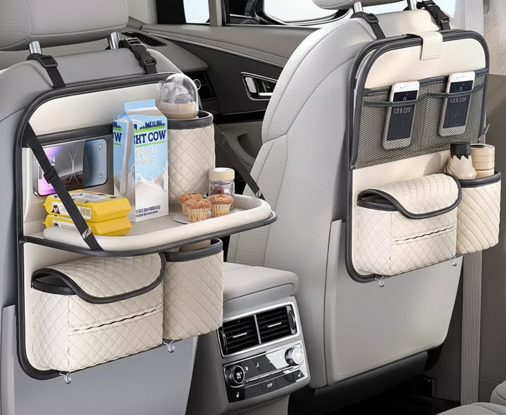 Universal Car Backseat Organizer | Foldable Tray&Tablet Holder | HKZAuto
