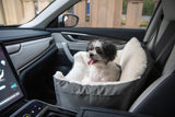 Elevated Dog Car Seat for Small Dogs | Booster Seat with Safety Tether
