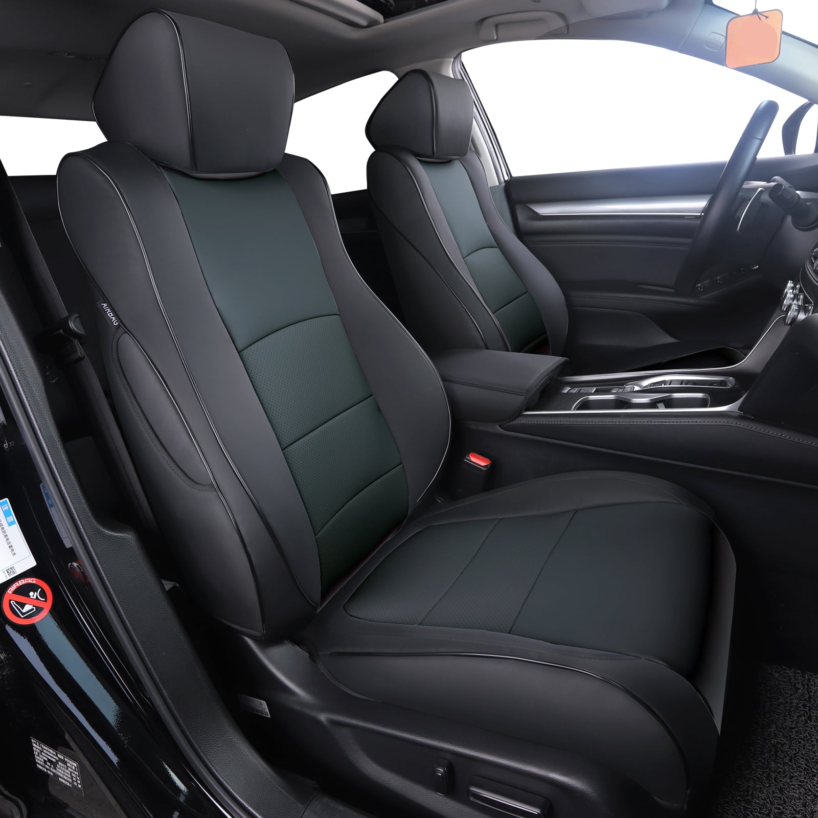 HKZ Custom Fit Honda Accord Custom Fit Car Seat Cover Full Set Leath HKZAuto