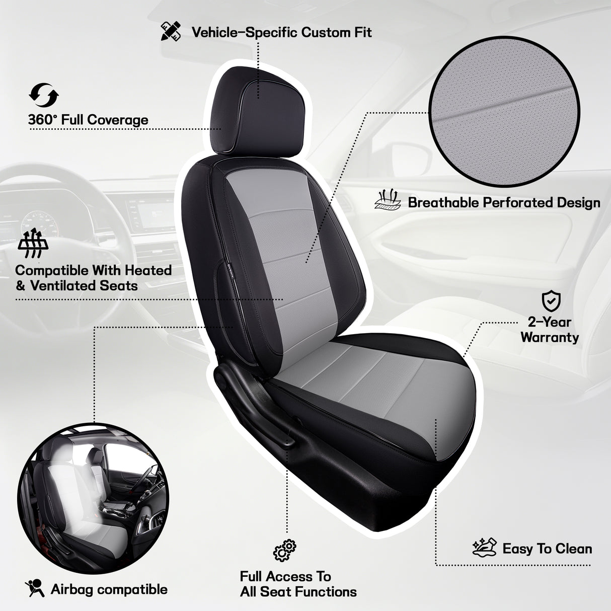 Chevrolet Equinox Seat Covers | Custom-Fit | HKZAuto