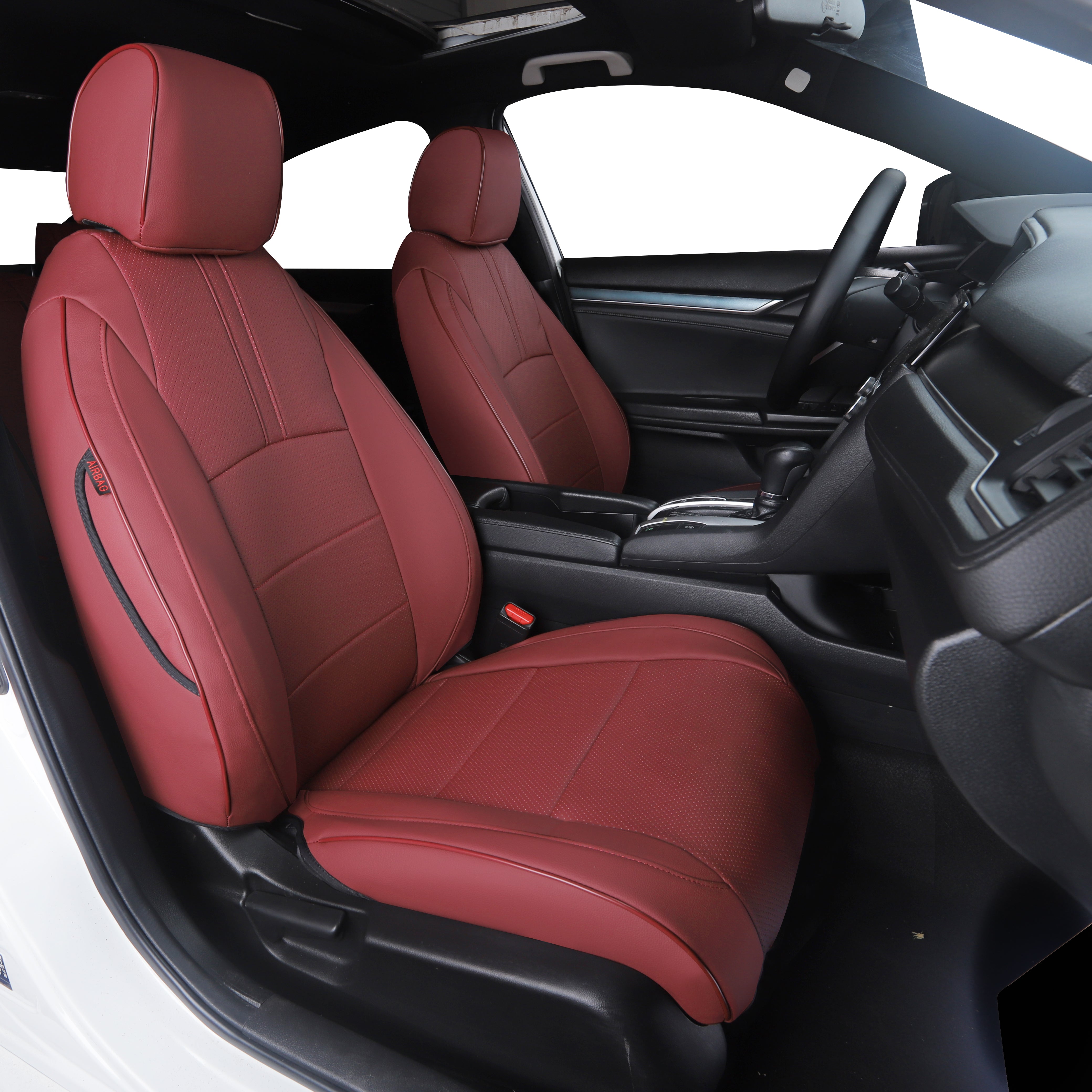 Custom Fit Honda Civic Custom Car Seat Covers HKZ Leather
