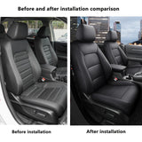 Fit Honda CRV Custom Fit Car Seat Cover Full Set - Leatherette