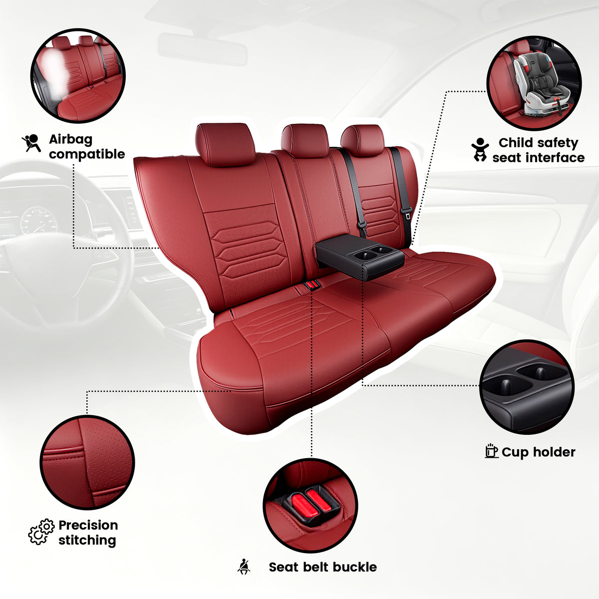 Nissan Rogue Seat Covers | Custom-Fit | HKZAuto