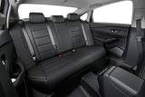 Black leather seat covers for Honda Accord custom fit car interior