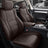 Brown leather seat covers for Honda Accord custom fit car interior