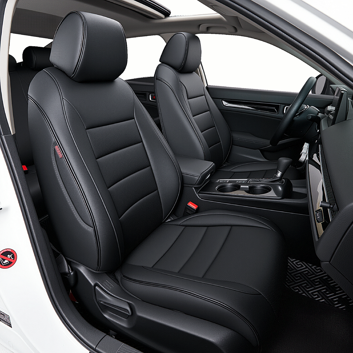 HKZ Honda Civic leather car seat covers custom fit interior