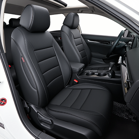 HKZ Honda Civic leather car seat covers custom fit interior