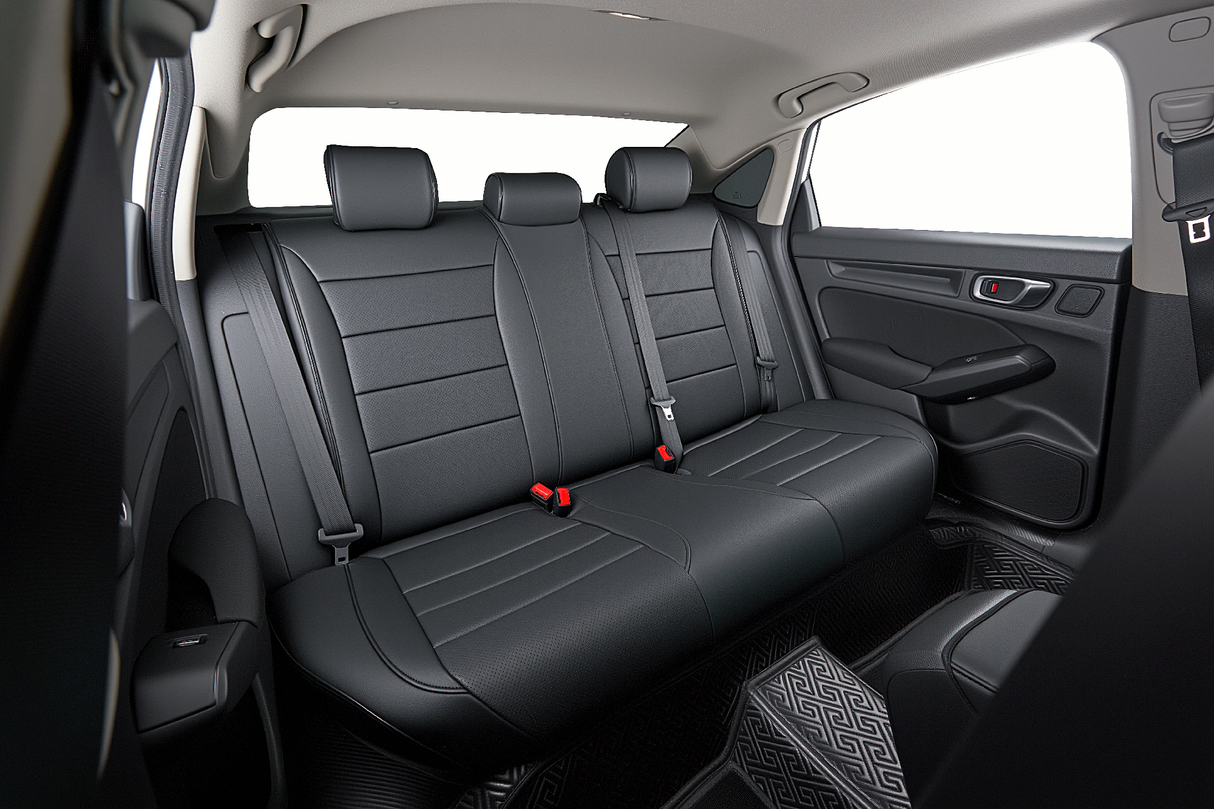 HKZ Honda Civic leather car seat covers custom fit interior