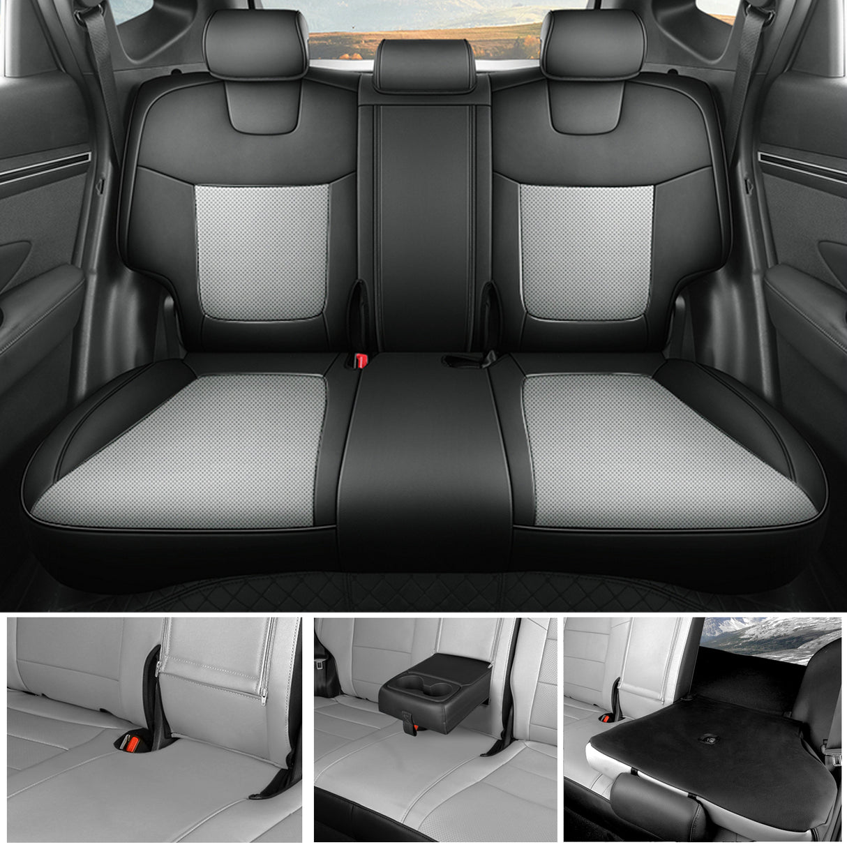 Hyundai Tucson leather car seat covers custom fit