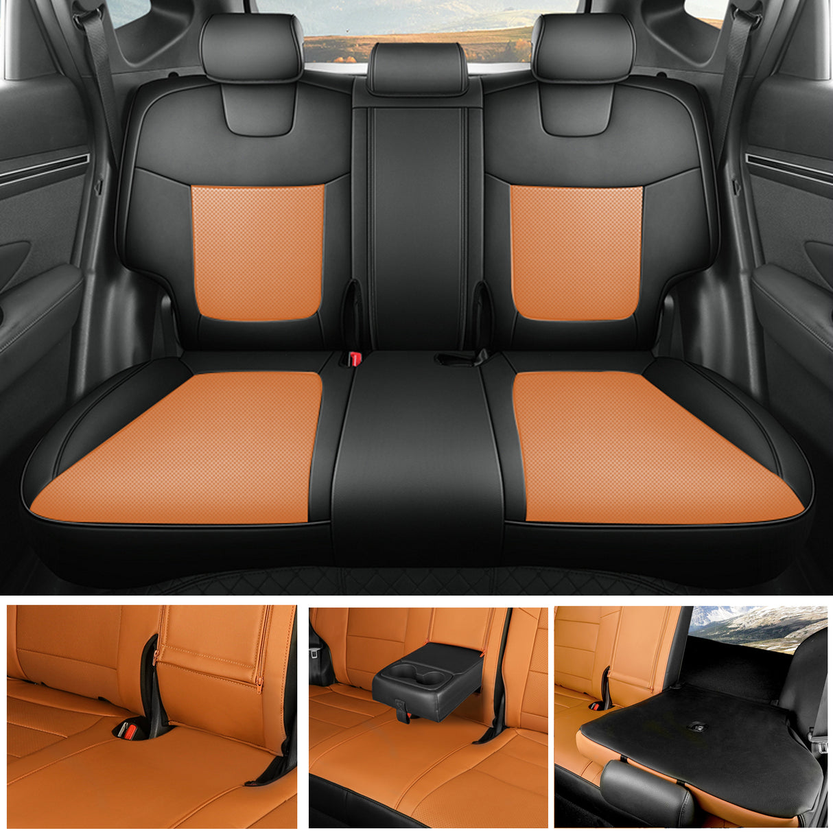 Hyundai Tucson leather car seat covers custom fit