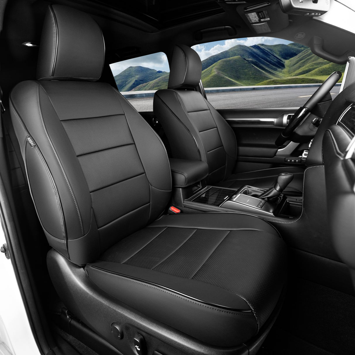 Mitsubishi Outlander leather car seat covers custom fit