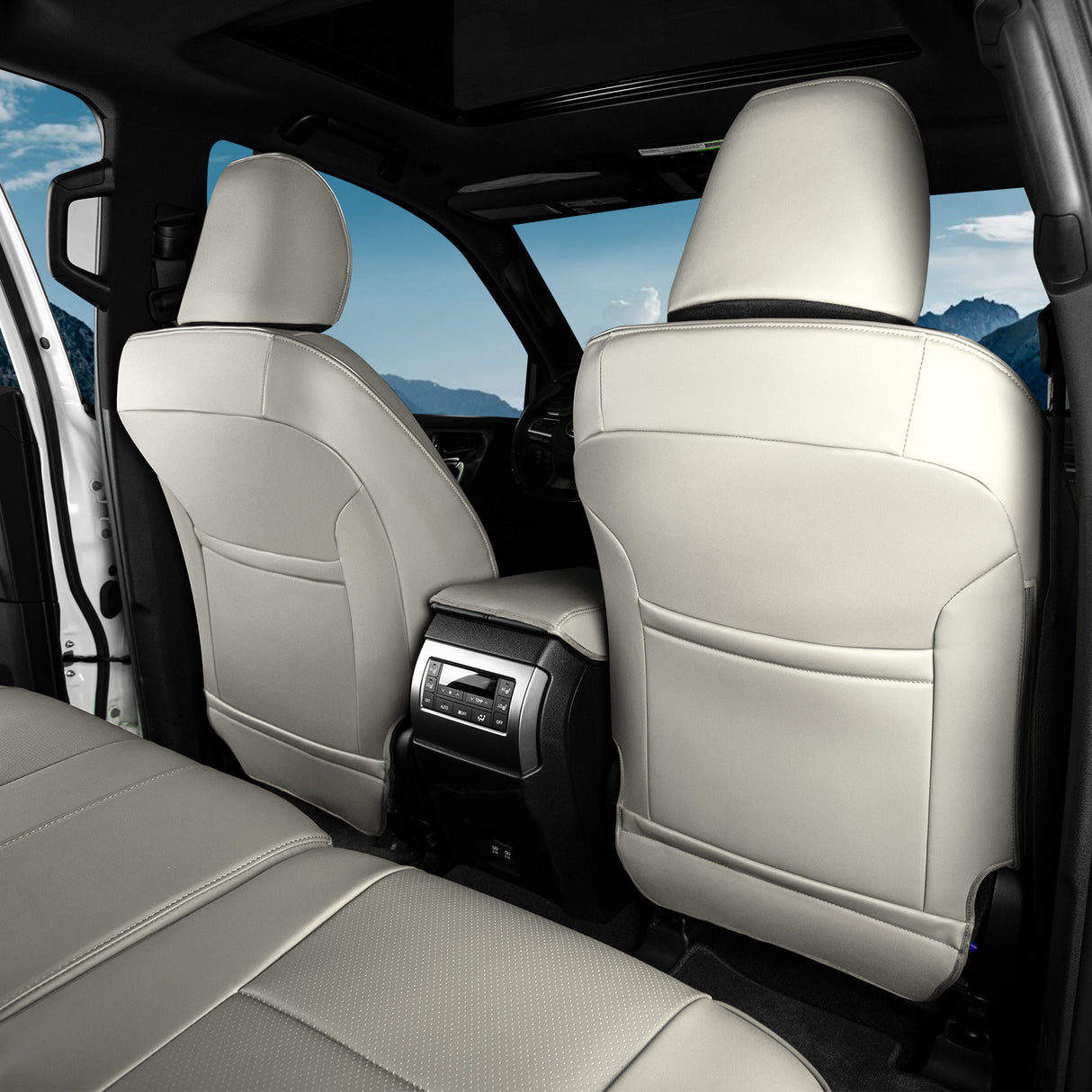 Mitsubishi Outlander leather car seat covers custom fit