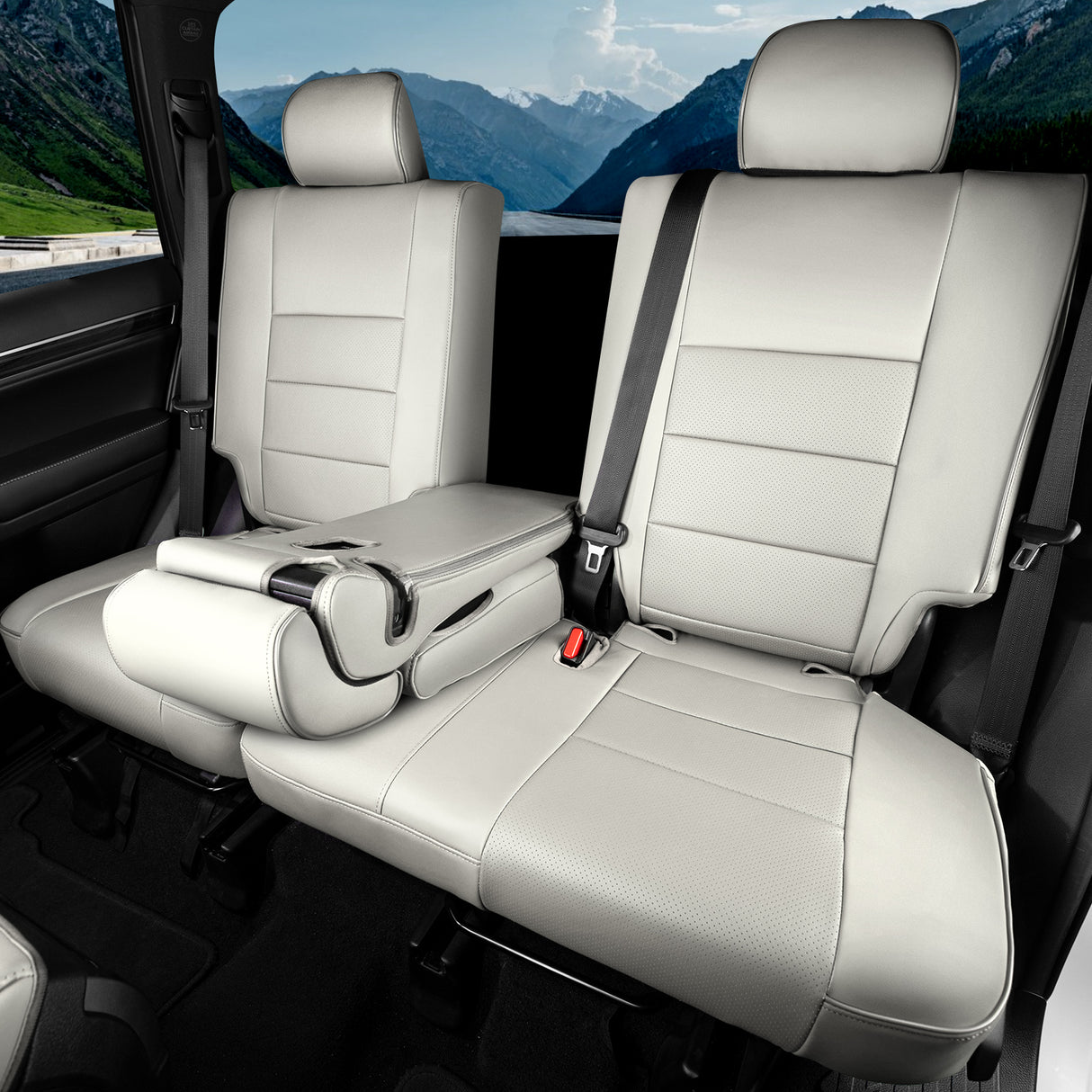 Mitsubishi Outlander leather car seat covers custom fit