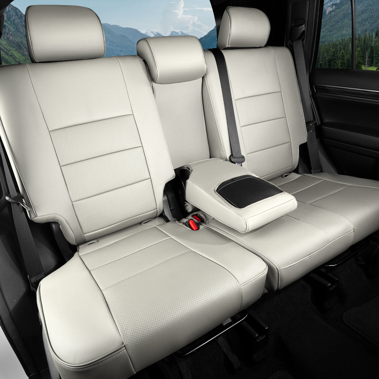Mitsubishi Outlander leather car seat covers custom fit