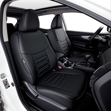 Nissan Rogue leather car seat covers custom fit interior upgrade