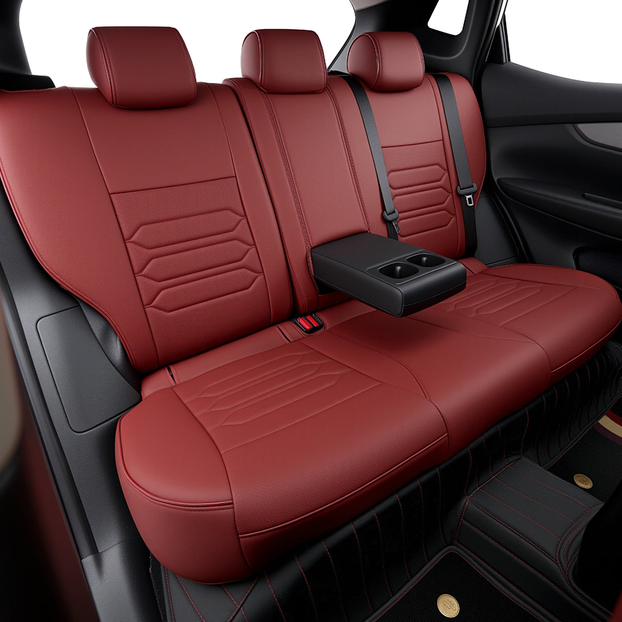 Nissan Rogue leather car seat covers custom fit interior upgrade