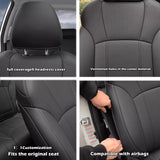 Subaru Forester leather seat covers custom fit by HKZAuto