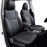Subaru Forester leather seat covers custom fit by HKZAuto