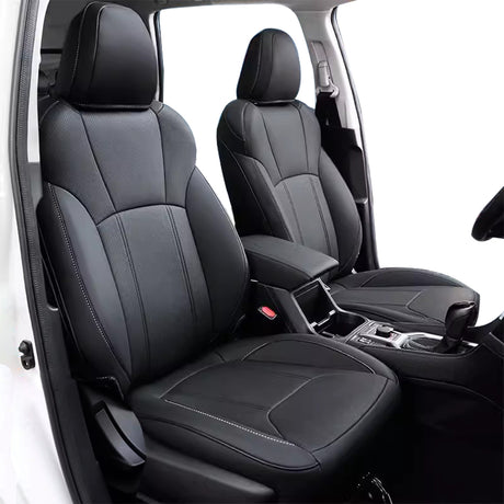 Subaru Forester leather seat covers custom fit by HKZAuto