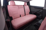 Tesla Model 3 Model Y leather car seat covers custom fit interior upgrade