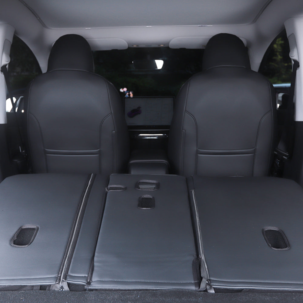 Tesla Model 3 Model Y leather car seat covers custom fit interior upgrade