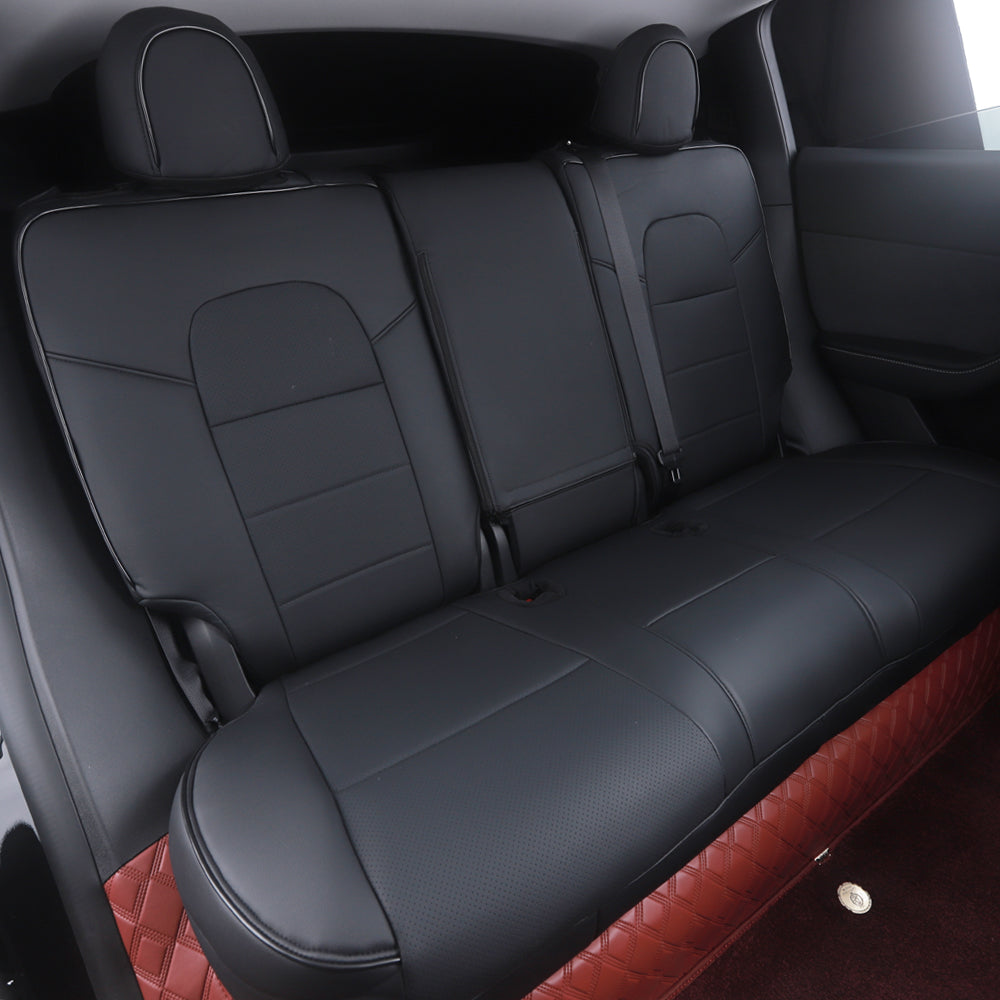 Tesla Model 3 Model Y leather car seat covers custom fit interior upgrade
