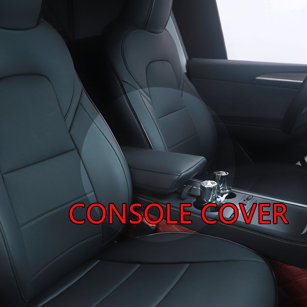 Tesla Model 3 Model Y leather car seat covers custom fit interior upgrade
