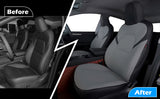 Tesla Model 3 Model Y leather car seat covers custom fit interior upgrade
