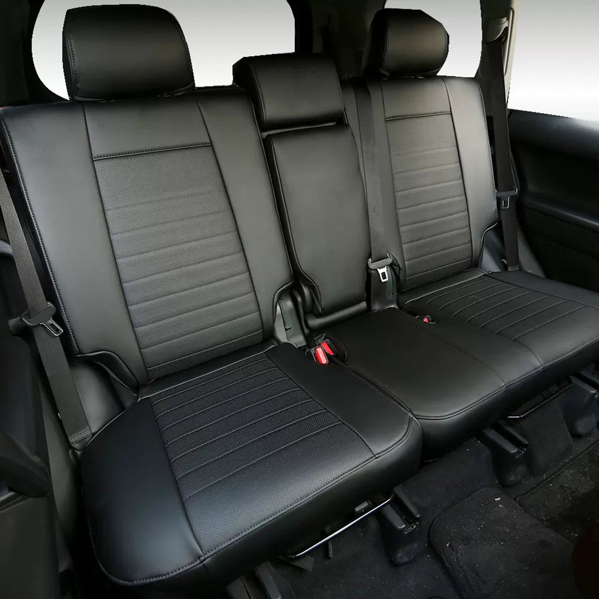 HKZ Toyota 4Runner leather car seat covers with custom fit OEM style design