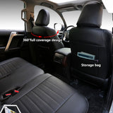 HKZ Toyota 4Runner leather car seat covers with custom fit OEM style design