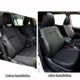 HKZ Toyota 4Runner leather car seat covers with custom fit OEM style design